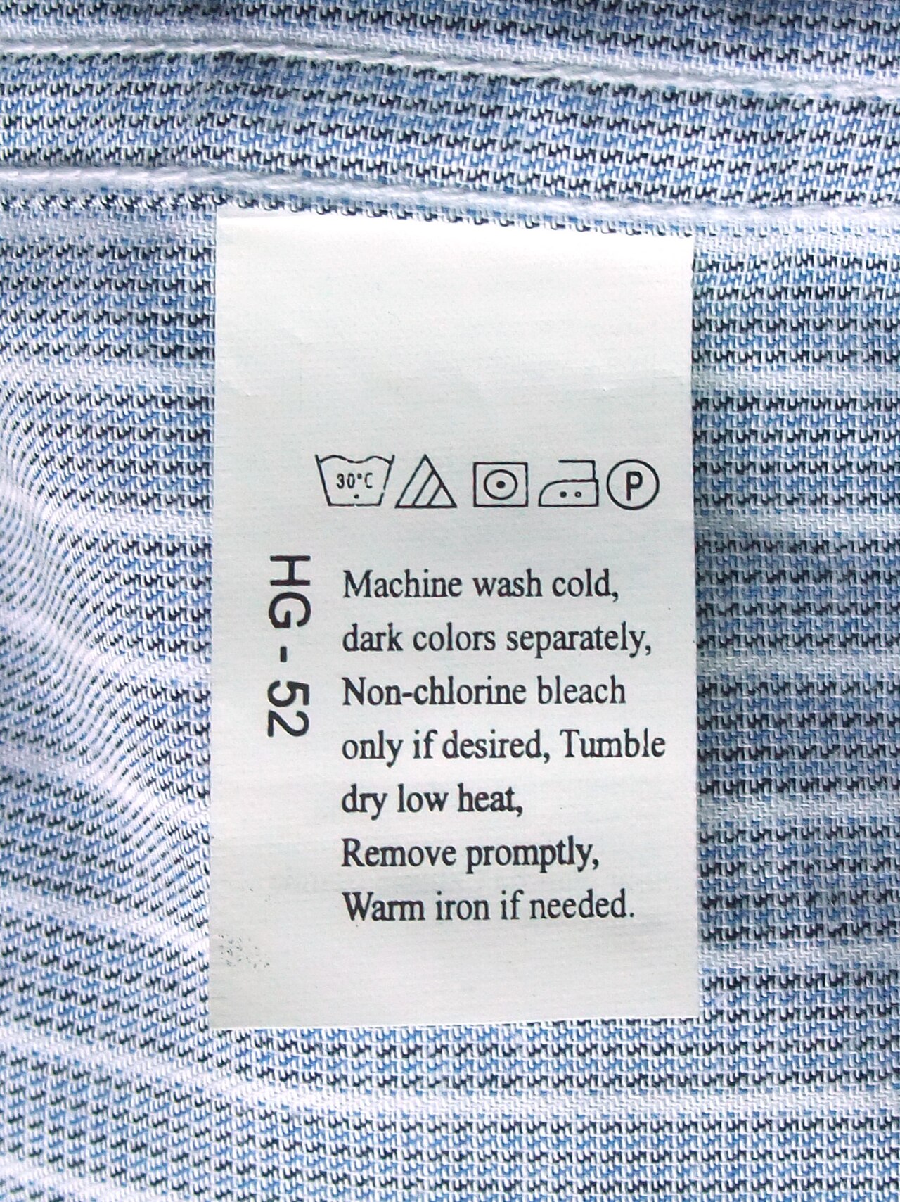 Care Labels 洗水标